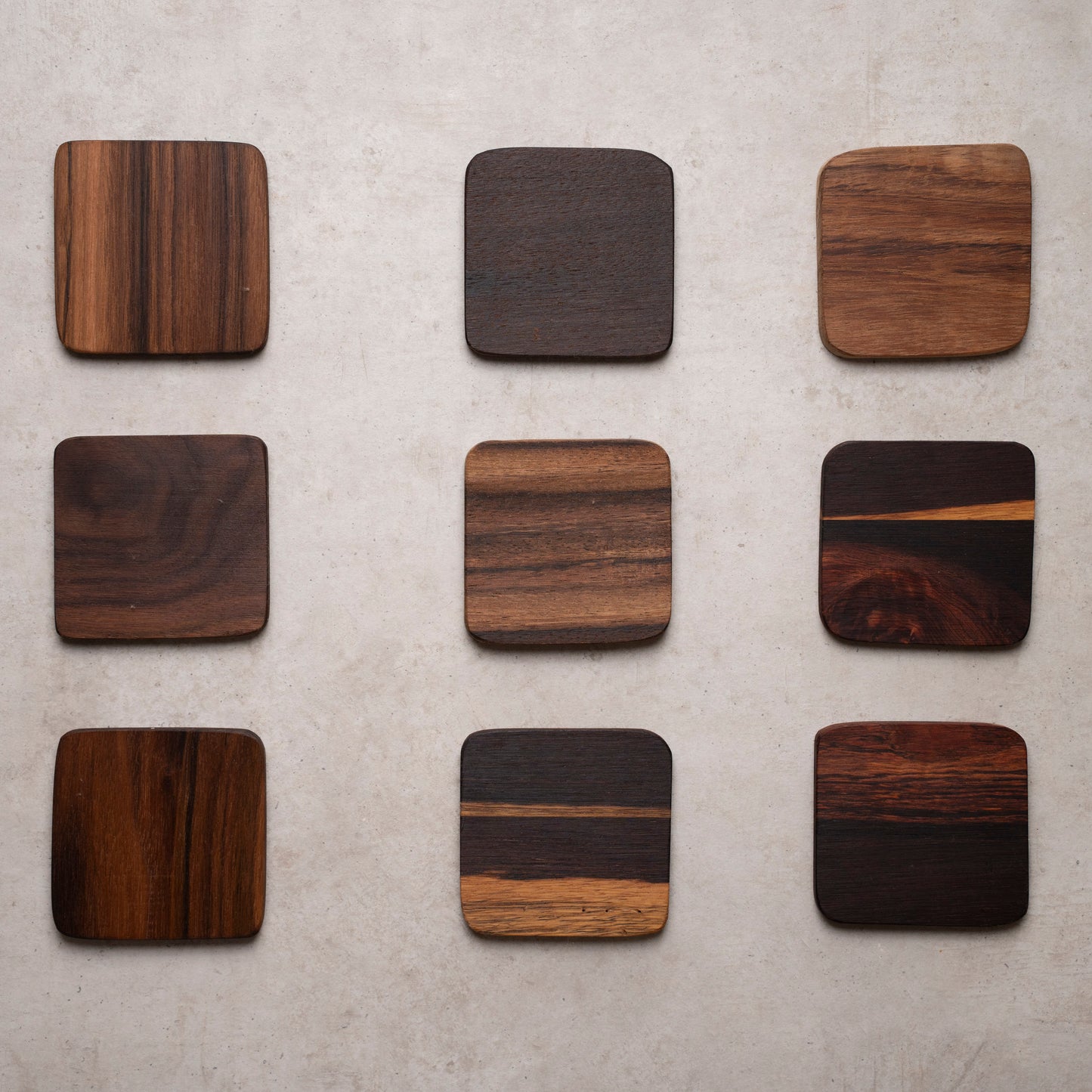 Porta Vasos de Madera Solida