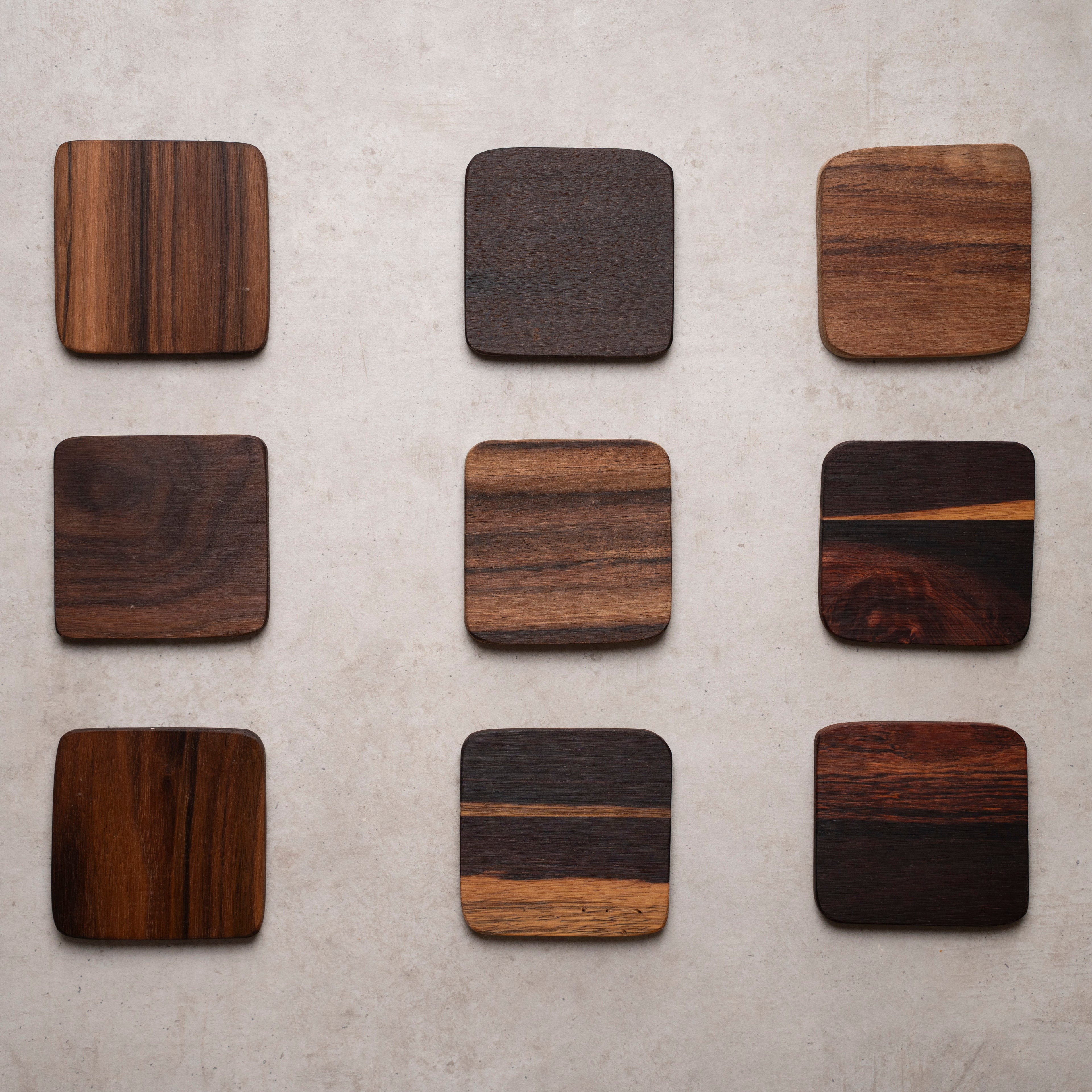 Porta Vasos de Madera Solida